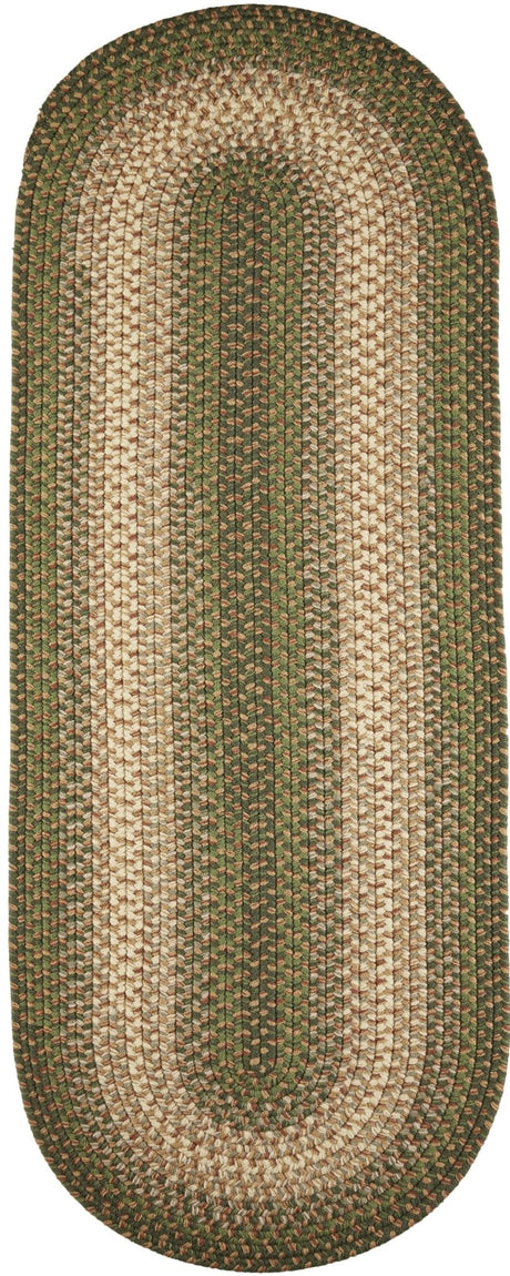 Rhody Rug Easy Living EL63 Herb Garden Braided Rug - Runner