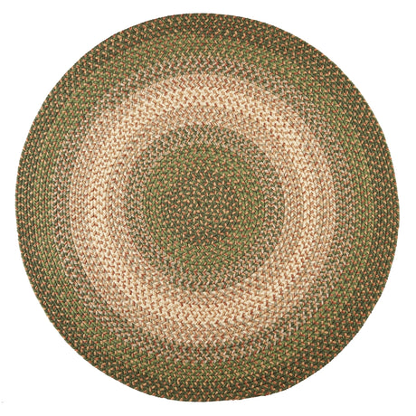 Rhody Rug Easy Living EL63 Herb Garden Braided Rug - Round