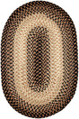 Rhody Rug Easy Living EL83 Charcoal Braided Rug - Oval