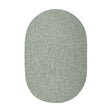 Rhody Rug Elegance EG22 Dusty Sage Braided Rug - Oval