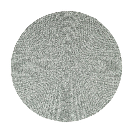 Rhody Rug Elegance EG22 Dusty Sage Braided Rug - Round