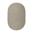 Rhody Rug Elegance EG32 Warm Gray Braided Rug - Oval