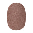 Rhody Rug Elegance EG42 Earthy Terracotta Braided Rug - Oval