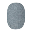 Rhody Rug Elegance EG92 Dusty Blue Braided Rug - Oval