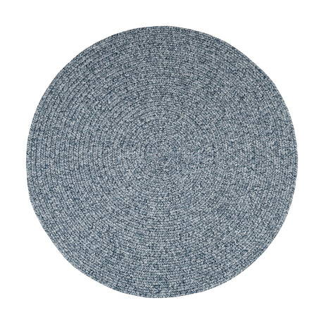 Rhody Rug Elegance EG92 Dusty Blue Braided Rug - Round