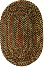 Rhody Rug Katie KA33 Brown Braided Rug - Oval