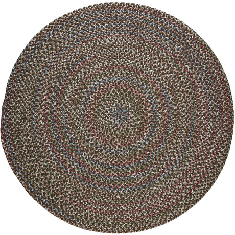 Rhody Rug Katie KA33 Brown Braided Rug - Round