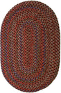 Rhody Rug Katie KA43 Burgundy Braided Rug - Oval