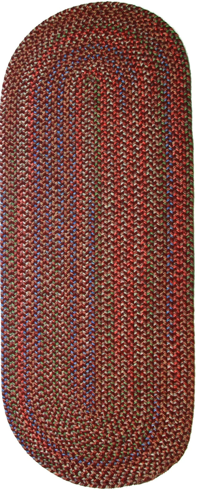 Rhody Rug Katie KA43 Burgundy Braided Rug - Runner