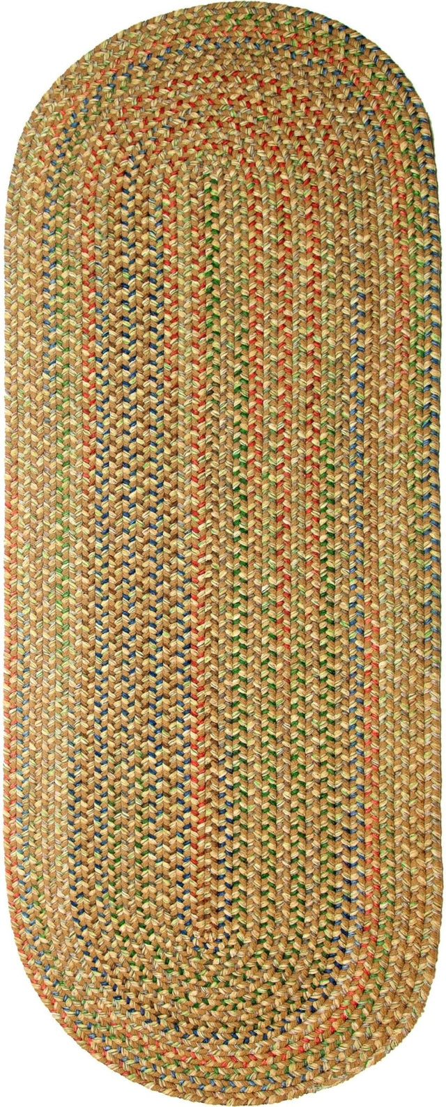 Rhody Rug Katie KA53 Camel Braided Rug - Runner