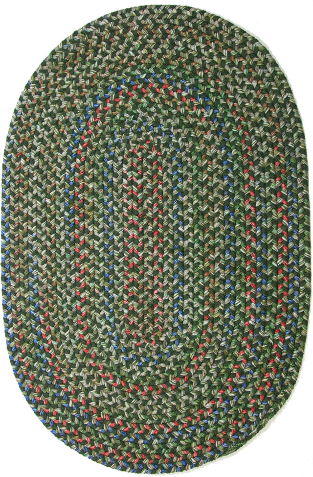 Rhody Rug Katie KA63 Sage Braided Rug - Oval
