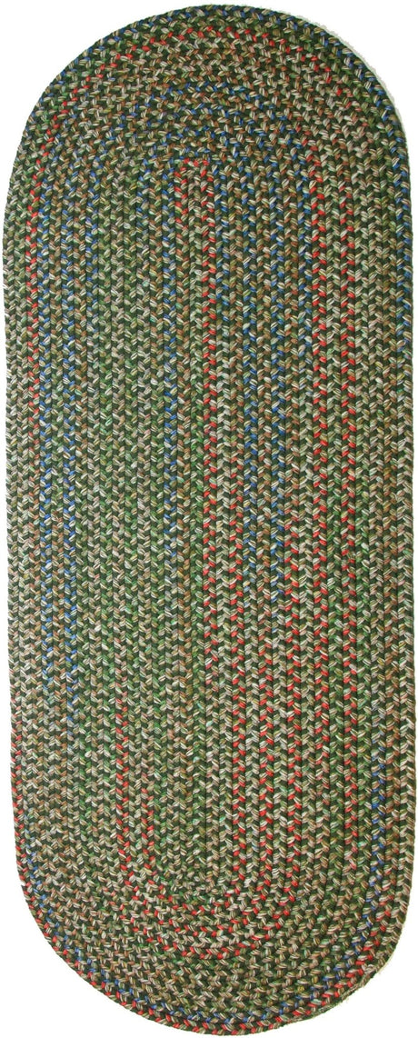 Rhody Rug Katie KA63 Sage Braided Rug - Runner