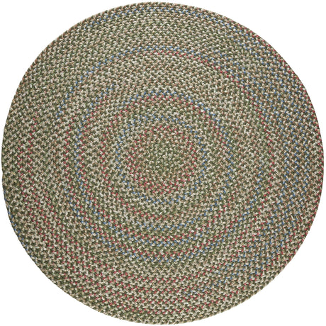Rhody Rug Katie KA63 Sage Braided Rug - Round