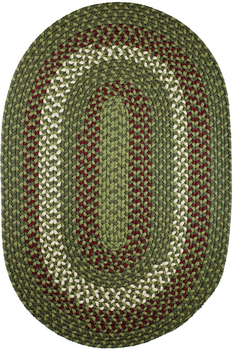 Rhody Rug Manhattan MA24 Greenmarket Braided Rug - Oval