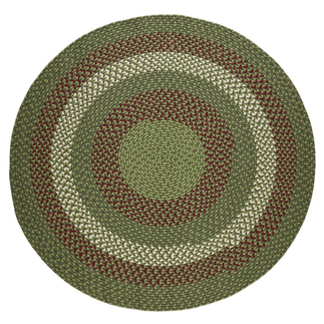Rhody Rug Manhattan MA24 Greenmarket Braided Rug - Round