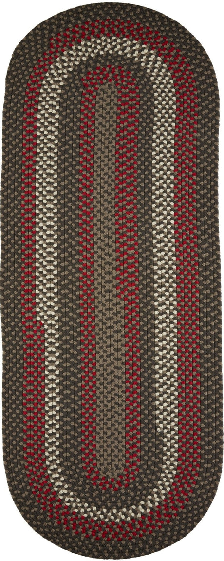 Rhody Rug Manhattan MA34 Velvet Braided Rug - Runner