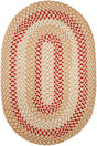 Rhody Rug Manhattan MA54 Natural Braided Rug - Oval