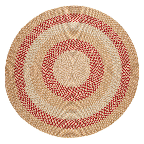 Rhody Rug Manhattan MA54 Natural Braided Rug - Round