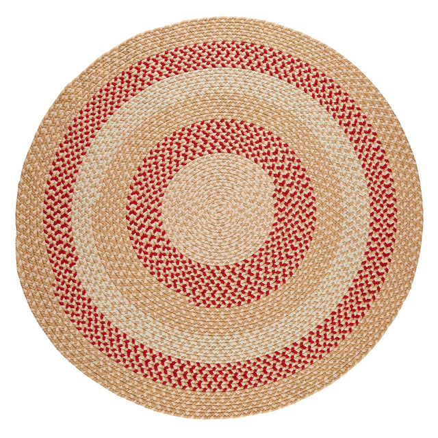 Rhody Rug Manhattan MA54 Natural Braided Rug - Round