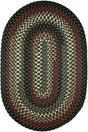 Rhody Rug Mayflower MF23 Verdant / Spruce Braided Rug - Oval