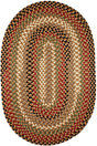 Rhody Rug Mayflower MF53 Natural Earth Braided Rug - Oval