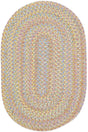 Rhody Rug Playtime PT03 SandBeige Braided Rug - Oval