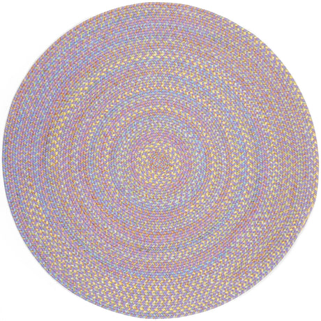 Rhody Rug Playtime PT15 Violet Braided Rug - Round