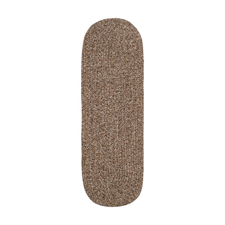 Rhody Rug Sandi SA38 Brown Braided Rug - Runner