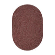 Rhody Rug Sandi SA48 Sangria Braided Rug - Oval