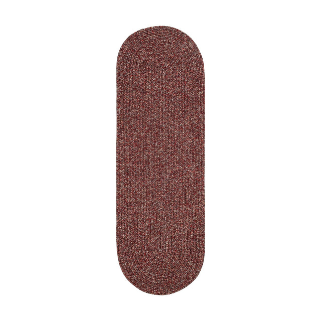 Rhody Rug Sandi SA48 Sangria Braided Rug - Runner
