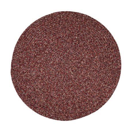 Rhody Rug Sandi SA48 Sangria Braided Rug - Round