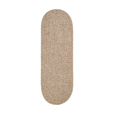 Rhody Rug Sandi SA58 Oatmeal Braided Rug - Runner