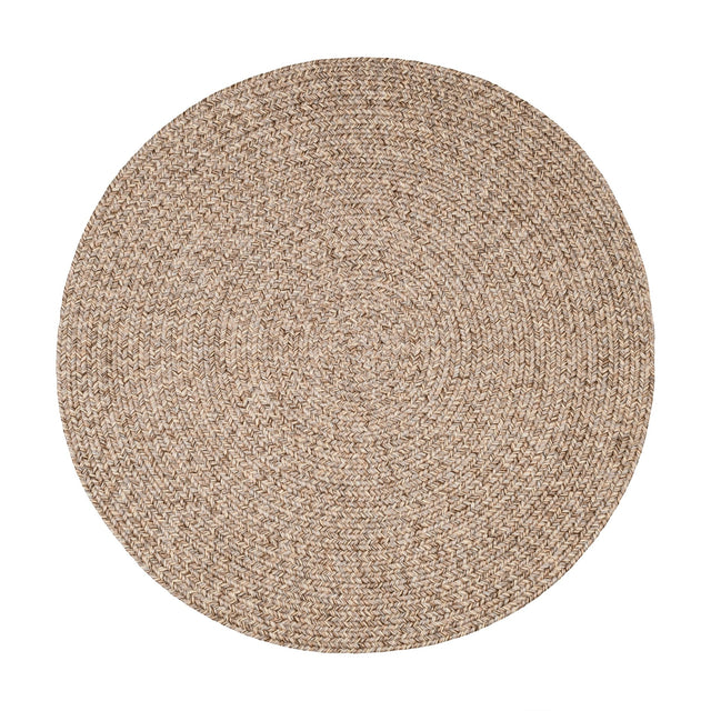 Rhody Rug Sandi SA58 Oatmeal Braided Rug - Round
