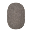 Rhody Rug Sandi SA88 Graphite Braided Rug - Oval