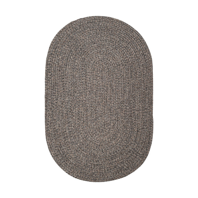 Rhody Rug Sandi SA88 Graphite Braided Rug - Oval