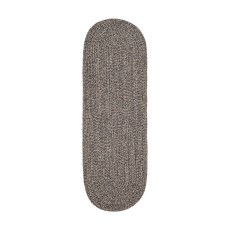 Rhody Rug Sandi SA88 Graphite Braided Rug - Runner