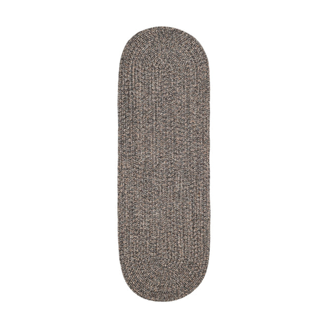 Rhody Rug Sandi SA88 Graphite Braided Rug - Runner