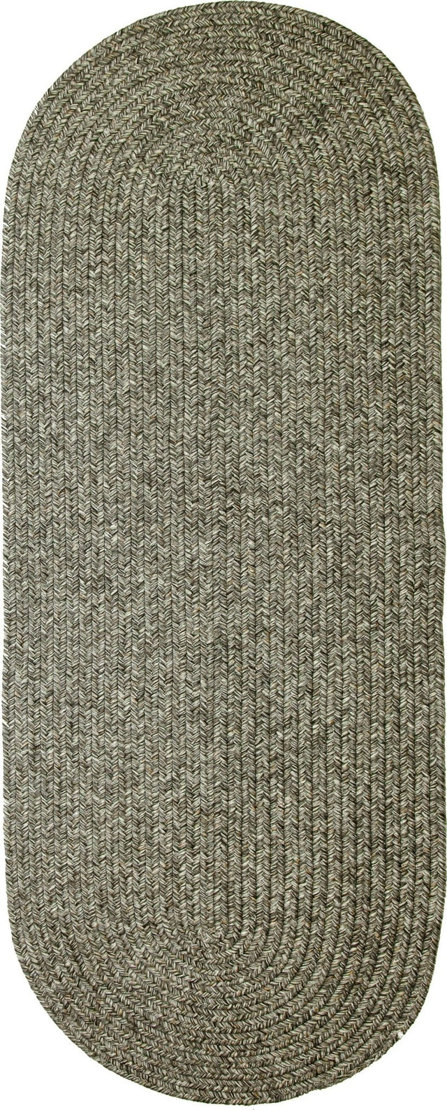 Rhody Rug Sandi SA88 Graphite Braided Rug - Runner