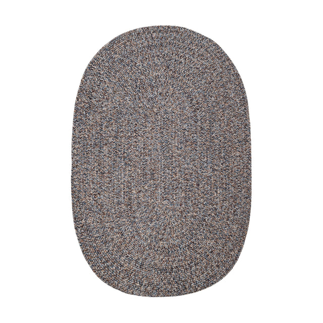 Rhody Rug Sandi SA98 Denim Braided Rug - Oval