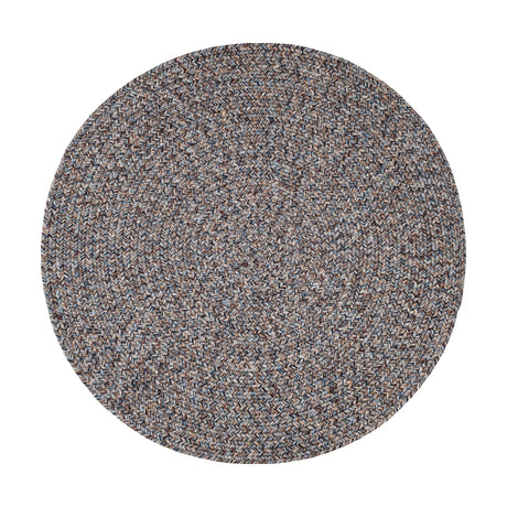 Rhody Rug Sandi SA98 Denim Braided Rug - Round