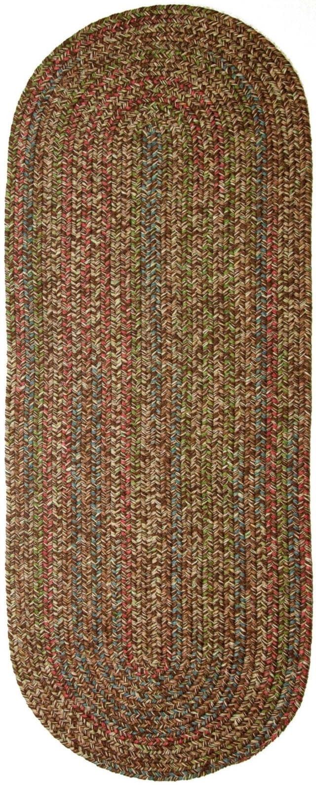 Rhody Rug Sophia SO35 Brown Braided Rug - Runner