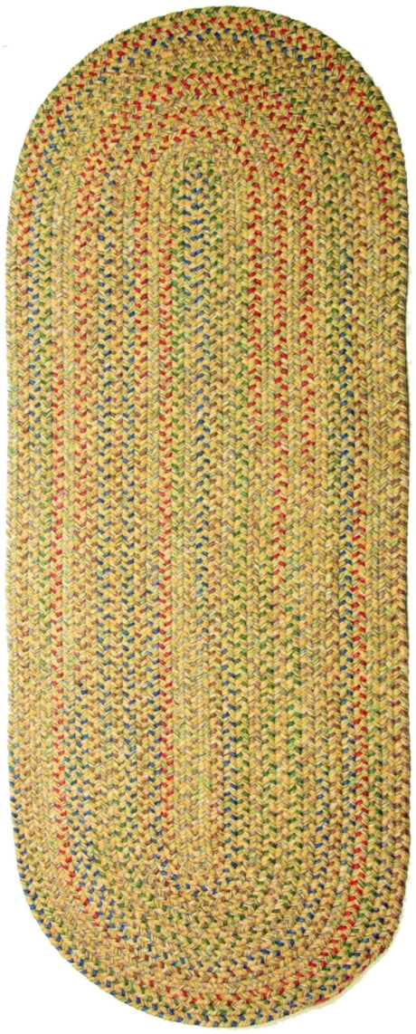 Rhody Rug Sophia SO55 Sand Natural Braided Rug - Runner