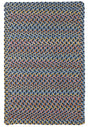 Rhody Rug Woodstock WO11 Indigo Braided Rug - Rectangular