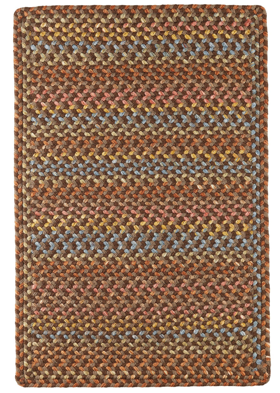 Rhody Rug Woodstock WO31 Hickory Braided Rug - Rectangular