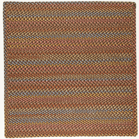 Rhody Rug Woodstock WO31 Hickory Braided Rug - Square