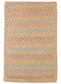 Rhody Rug Woodstock WO51 Khaki Braided Rug - Rectangular
