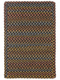 Rhody Rug Woodstock WO81 Onyx Braided Rug - Rectangular