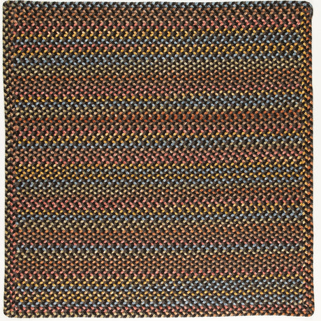 Rhody Rug Woodstock WO81 Onyx Braided Rug - Square