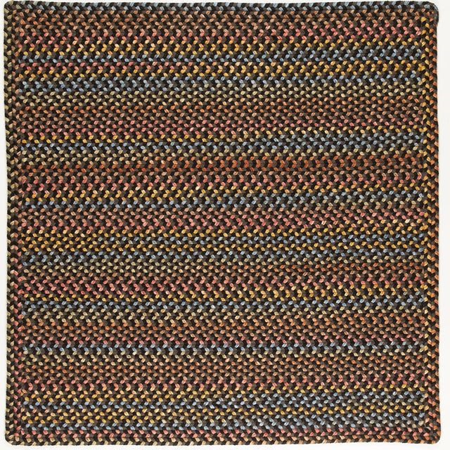 Rhody Rug Woodstock WO81 Onyx Braided Rug - Square