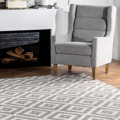 Nuloom Kellee Mtvs174B Gray Area Rug